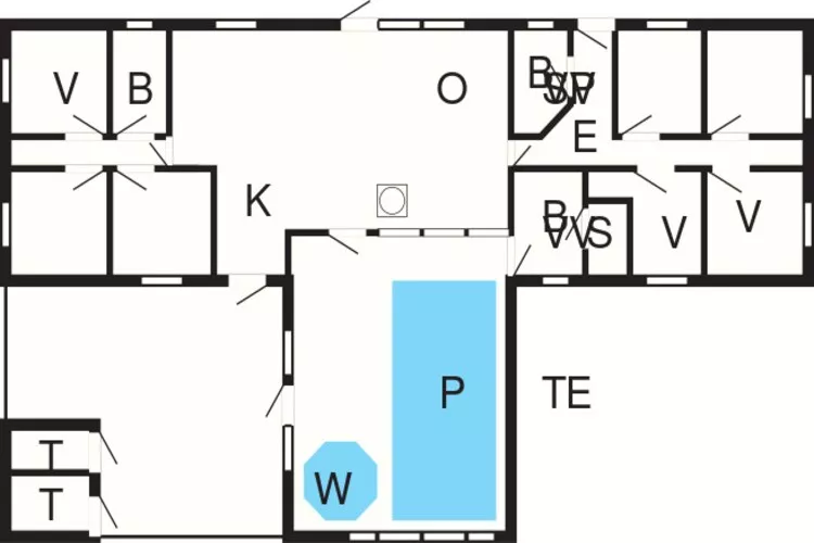 18 Personen Ferienhaus in Ulfborg-Grundriss
