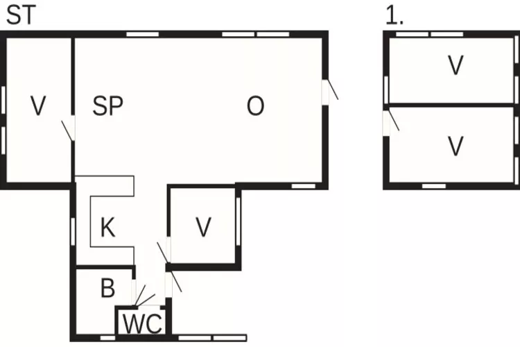Refuge cotier serein a Vesteroy-By Traum-Plan
