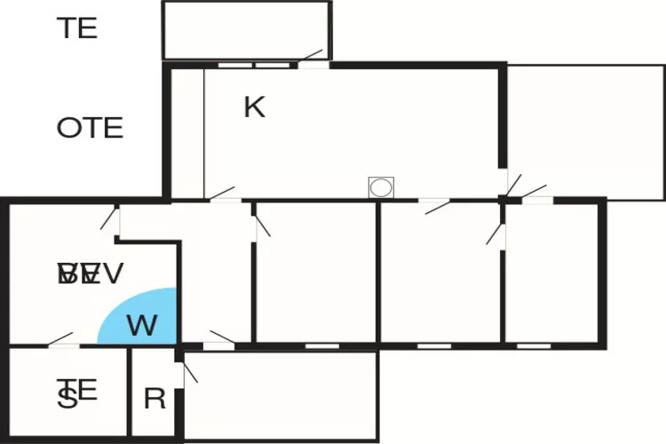 6 Personen Ferienhaus in Augustenborg-Grundriss