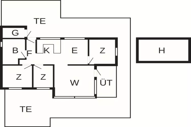 Stilvolles Refugium in Gronhoj-By Traum-Grundriss