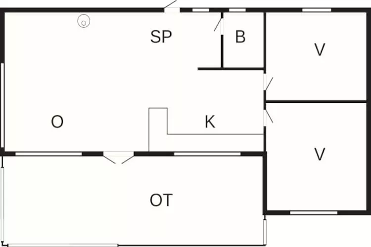 4 person holiday home in Nakskov-Floor plan