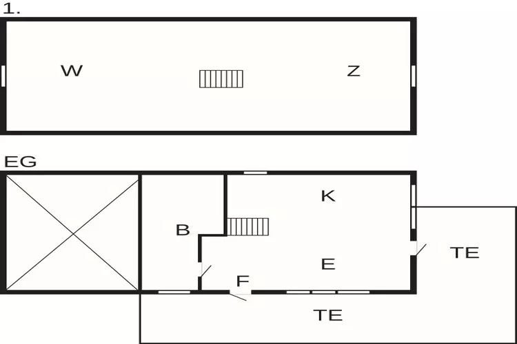4 Personen Ferienhaus in Veddige-Grundriss