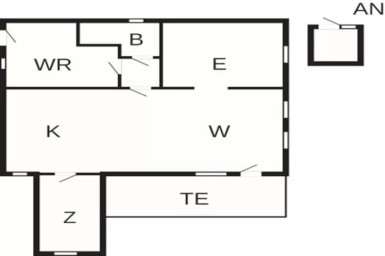 6 Personen Ferienhaus in Føllenslev-Grundriss