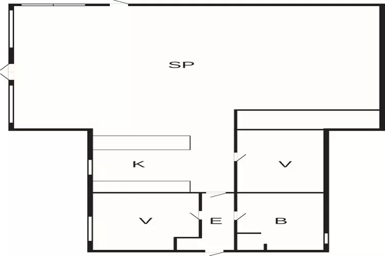 Maison de vacances pour 6 a Grenaa-Plan