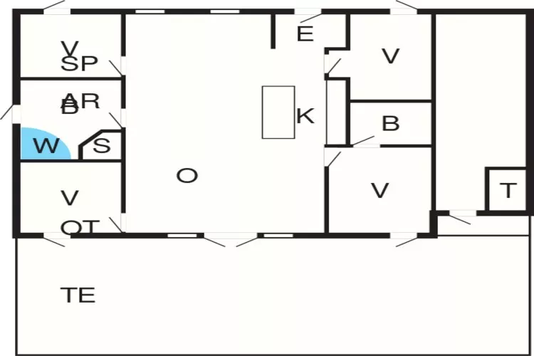 9 Personen Ferienhaus in Dannemare-Grundriss