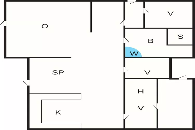Maison de vacances pour 8 a Ebeltoft-Plan