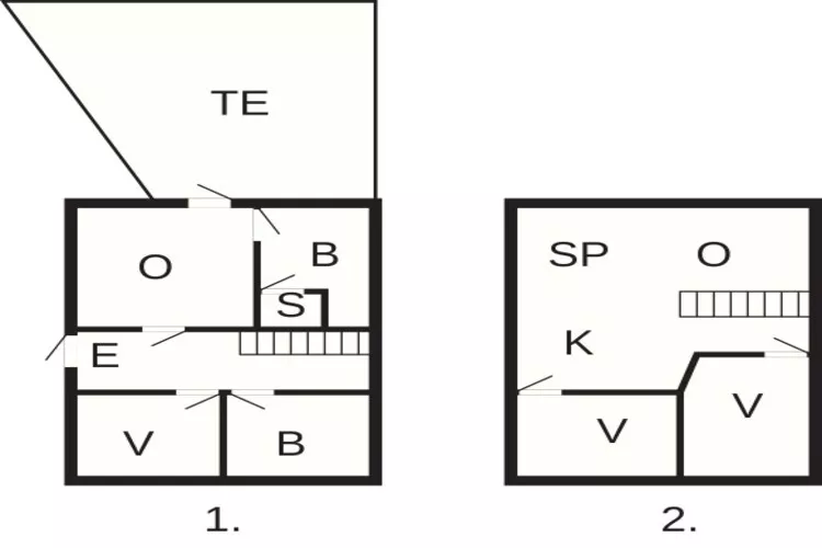 Maison de vacances pour 6 a BØMLO-Plan