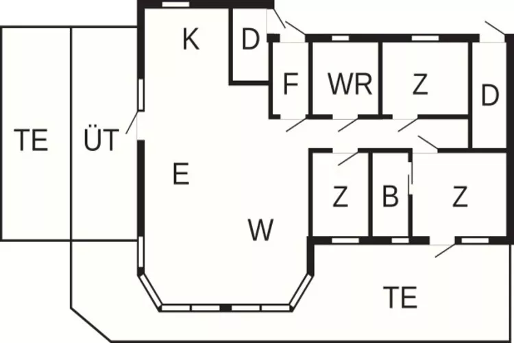 8 person holiday home in TORVIKBUKT-Floor plan