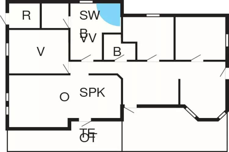 Maison de vacances pour 7 a Gilleleje-Plan