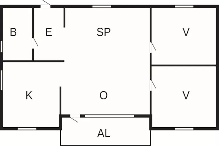 4 person holiday home in SKÅNES-FAGERHULT-Floor plan