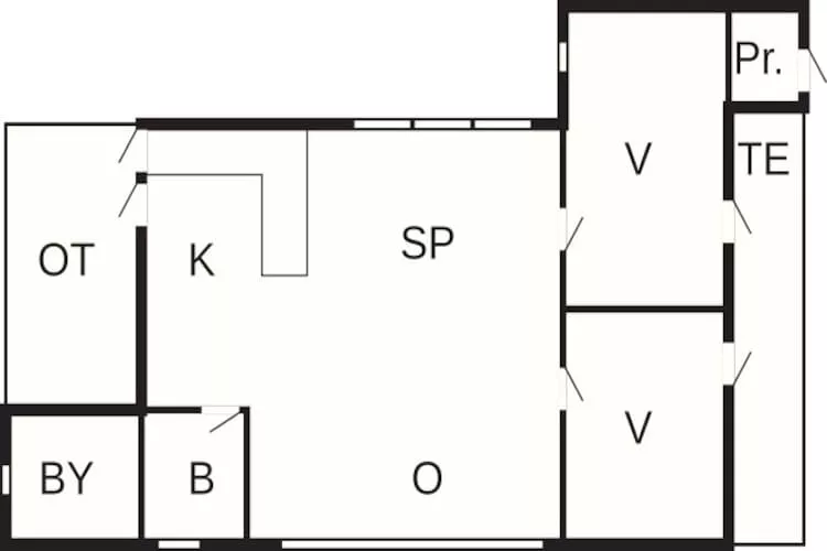 Bright Coastal Retreat in Vorupor-By Traum-Floor plan