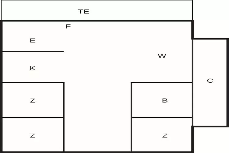 6 person holiday home in Løkken-Floor plan