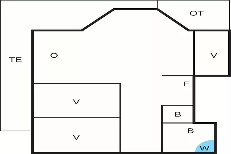 6 person holiday home in Saltum-Floor plan