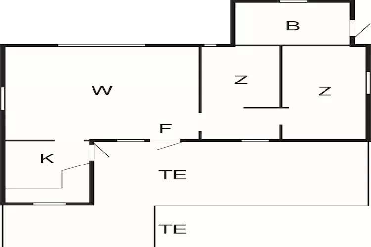 4 person holiday home in Fjerritslev-Floor plan