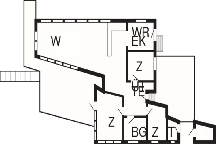 6 person holiday home in Bryrup-Floor plan