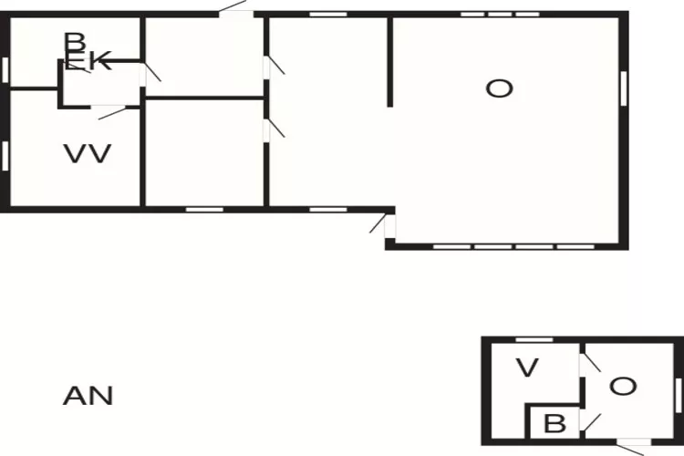 6 person holiday home in Væggerløse-Floor plan