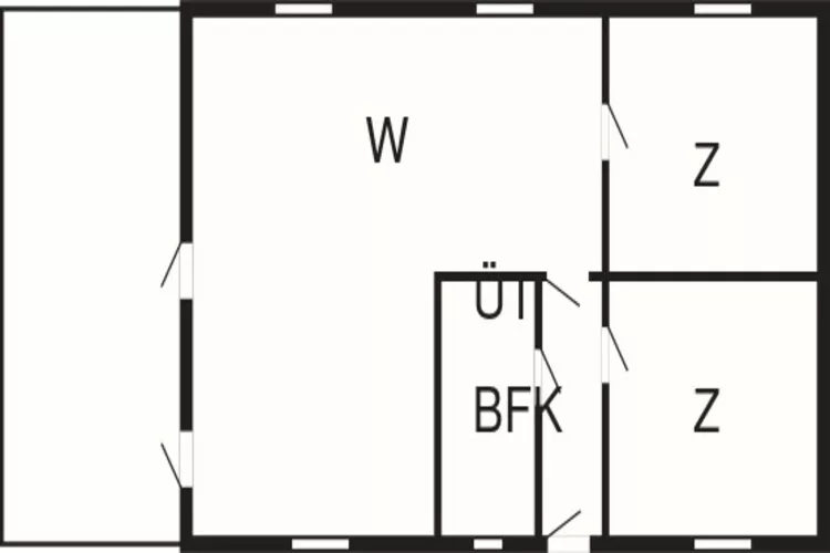 6 person holiday home in Hadsund-Floor plan