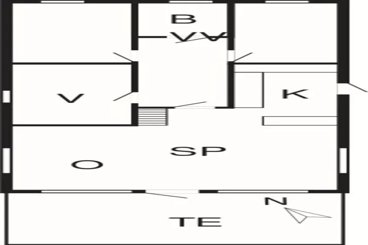 Maison de vacances pour 6 a Ulfborg-Plan