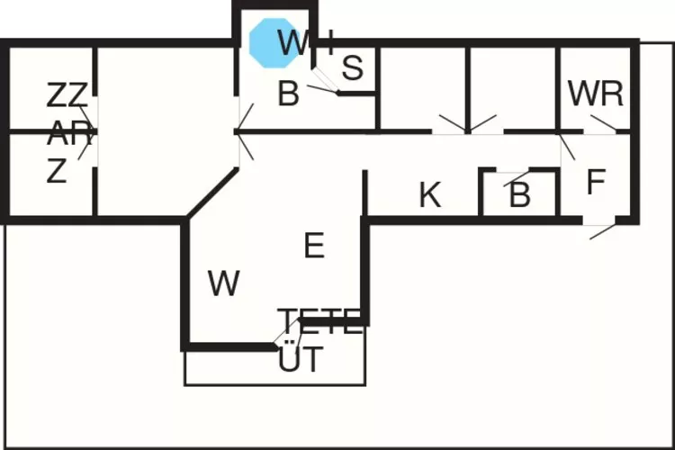 12 person holiday home in Løkken-Floor plan