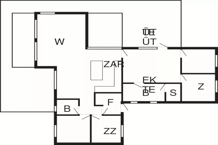 8 Personen Ferienhaus in Sydals-Grundriss