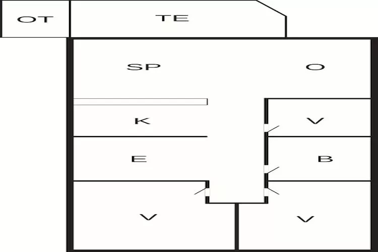 6 person holiday home in Fjerritslev - Floor plan