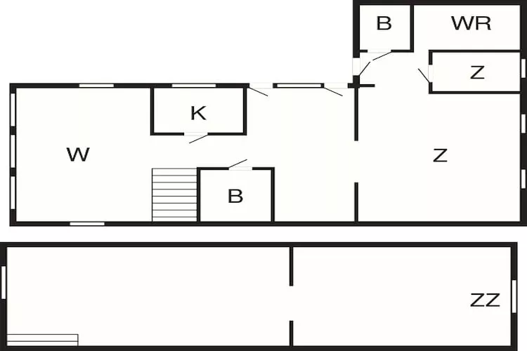 8 person holiday home in Hasle-Floor plan