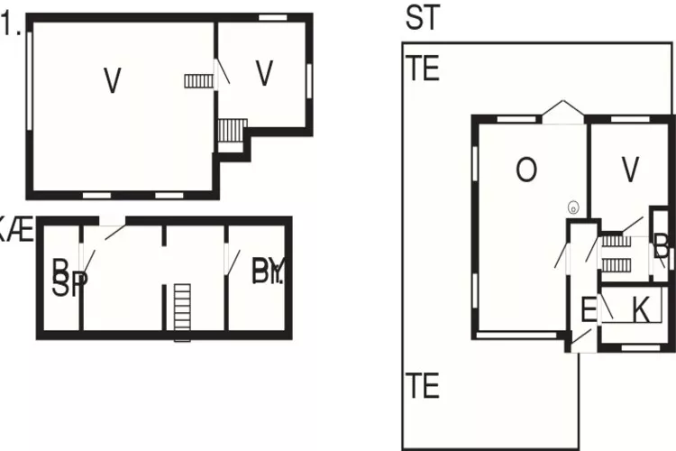 Maison de vacances pour 6 a Skagen-Plan