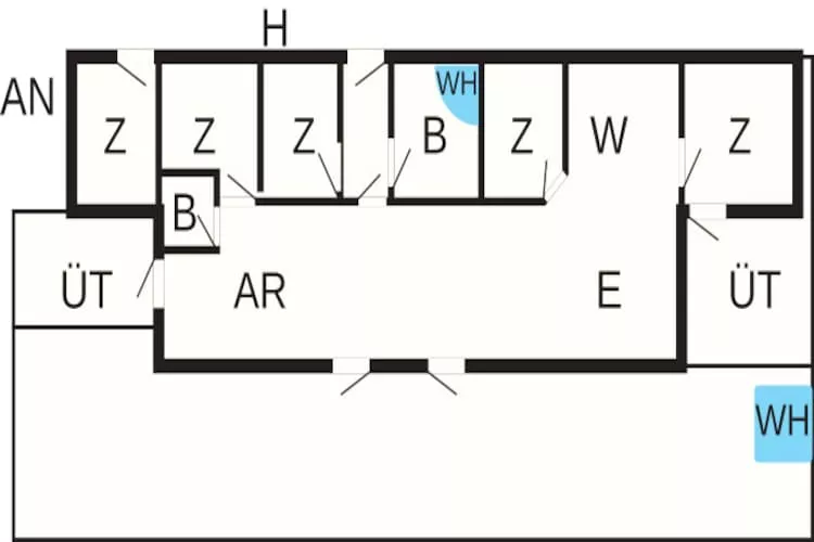 12 Personen Ferienhaus in Ansager-Grundriss