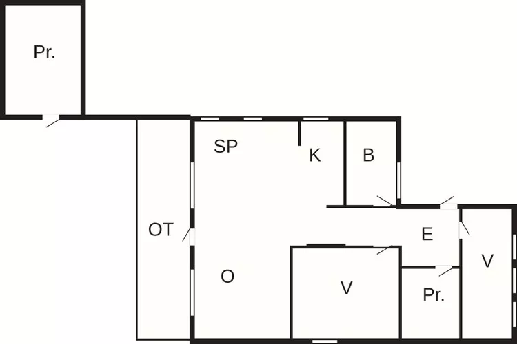 4 person holiday home in Læsø-Floor plan