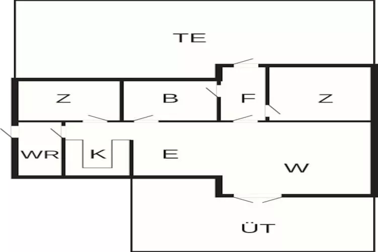4 person holiday home in Egå-Floor plan