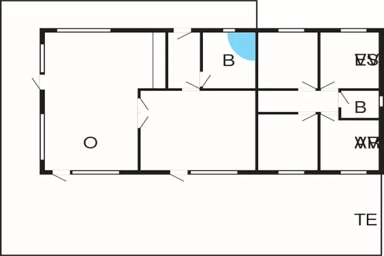 10 person holiday home in Ansager-Floor plan