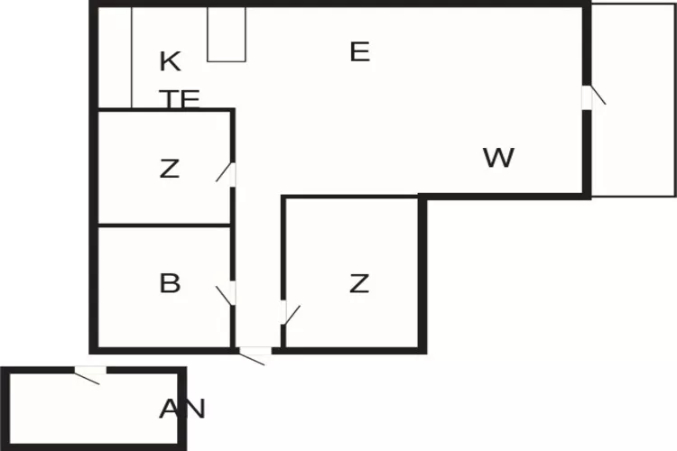 6 person holiday home in Harboøre-Floor plan