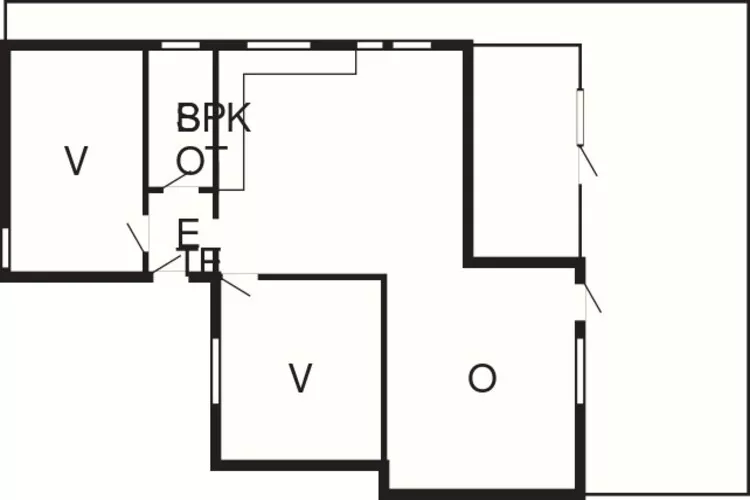 Maison de vacances pour 6 a Jægerspris-Plan
