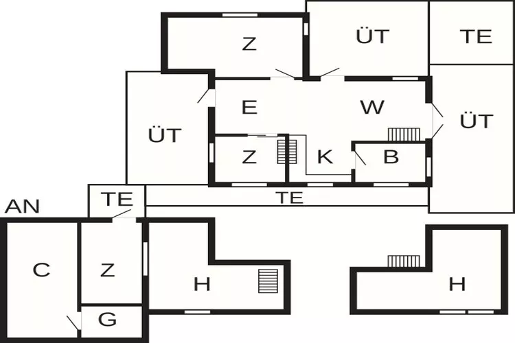 Maison de vacances pour 6 a Løkken-Plan