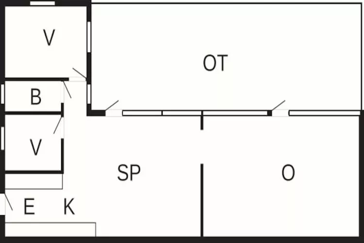 4 person holiday home in Jægerspris-Floor plan