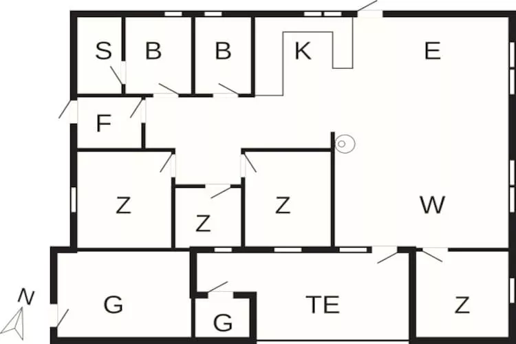 Maison de vacances pour 8 a Ringkøbing-Plan