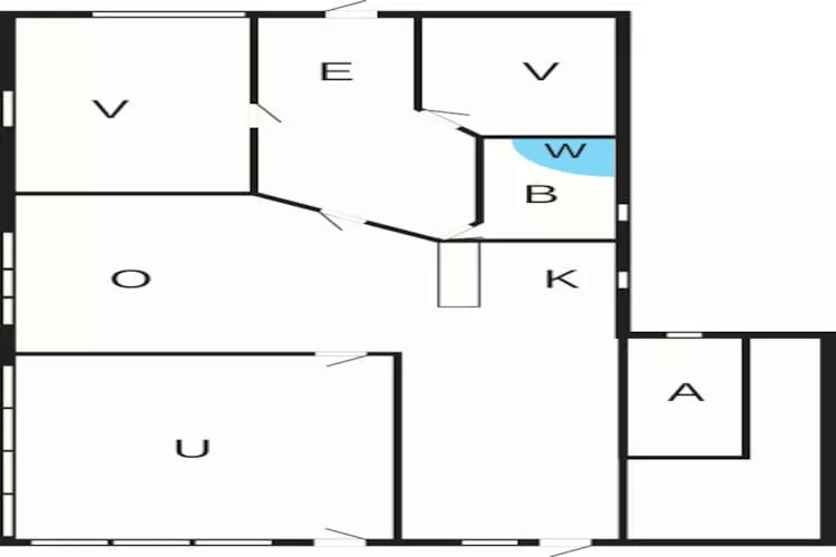 6 person holiday home in Vinderup-Floor plan