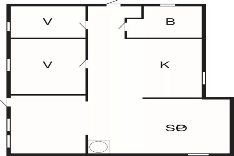4 person holiday home in FALKENBERG-Floor plan