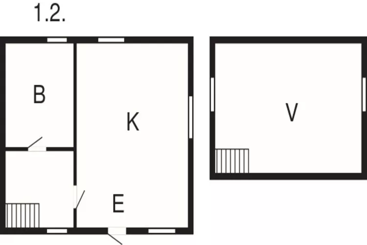 Maison de vacances pour 2 a NÄSSJÖ-Plan