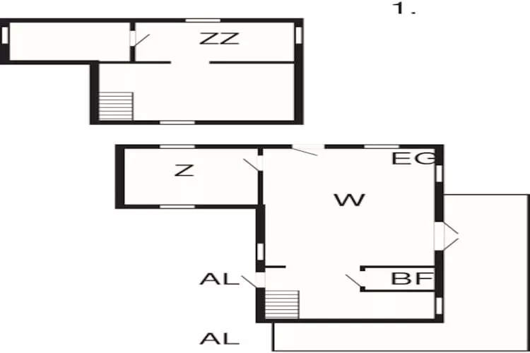 Maison de vacances pour 6 a Hallabro-Plan