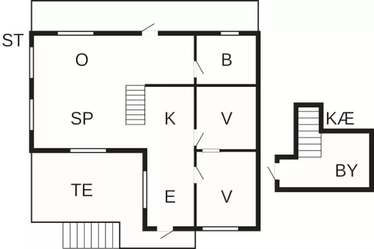 Peaceful stay near Orust Forest-Floor plan