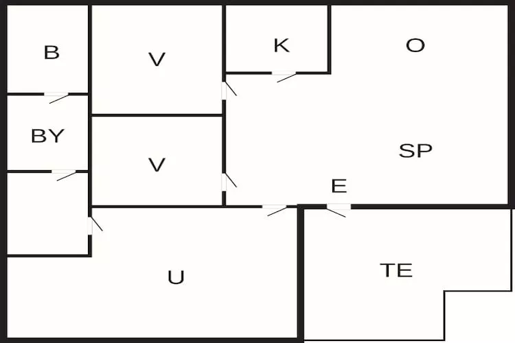 6 person holiday home in FIGEHOLM-By Traum-Floor plan