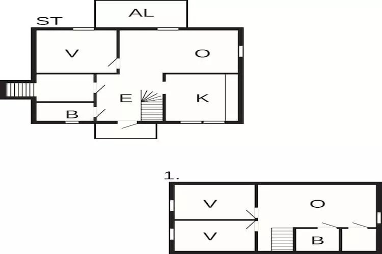Maison de vacances pour 6 a HAVSTENSSUND-Plan d'étage