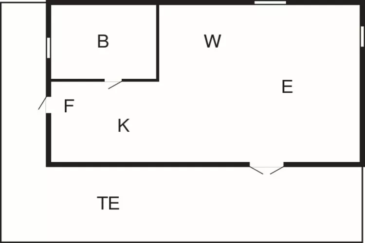 2 person holiday home in MARSTRAND-By Traum-Floor plan
