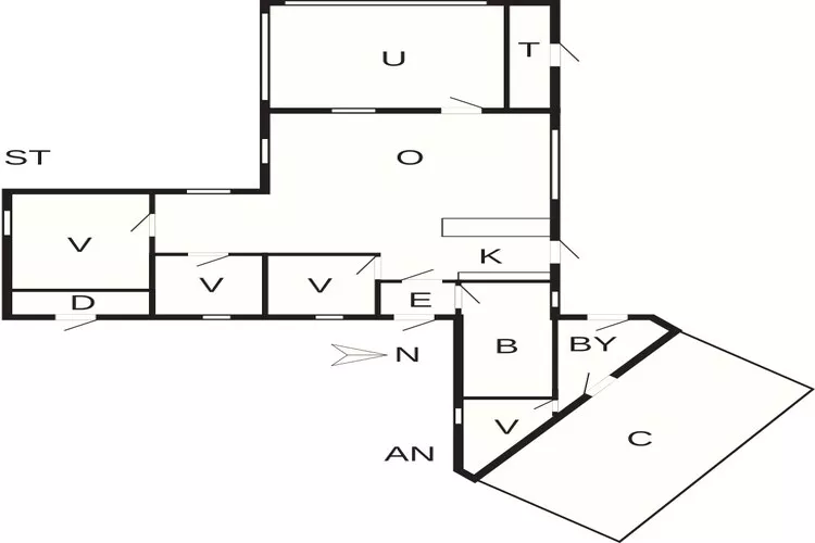 Seaside Charm in albaek - By Traum Ferienwohnungen-Floor plan