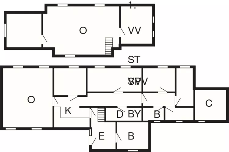 10 person holiday home in Karby-By Traum-Floor plan