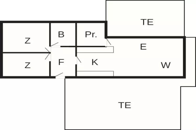 Maison de vacances pour 4 a Gilleleje-By Traum-Plan