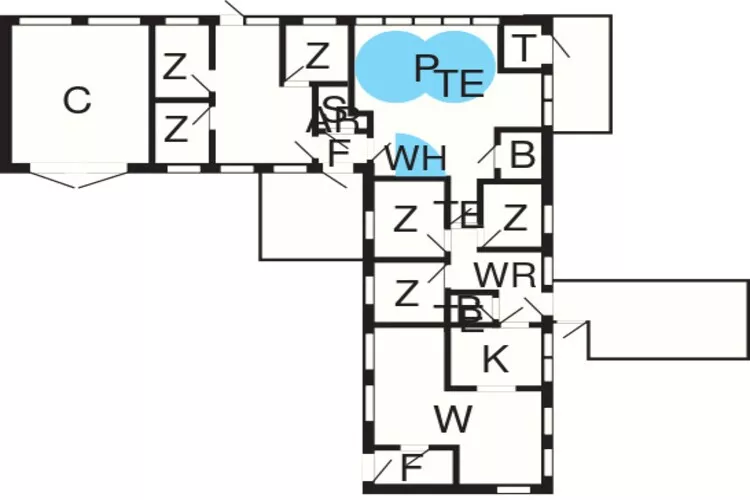 14 person holiday home in Ørsted-By Traum-Floor plan