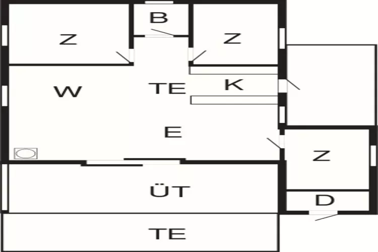 6 person holiday home in Struer-By Traum-Floor plan