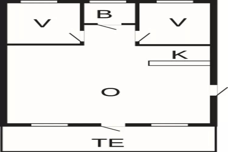 6 person holiday home in Ebeltoft-By Traum-Floor plan